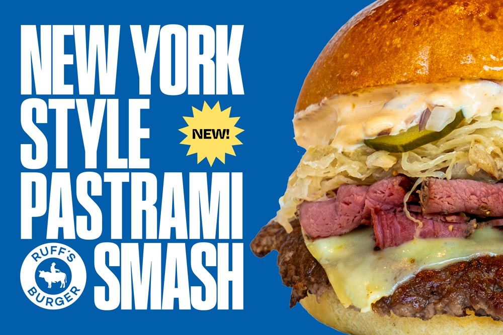Produktflyer Specialsaktion zu NY Pastrami Smash Burger