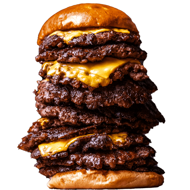 Saftiger Burger Tower